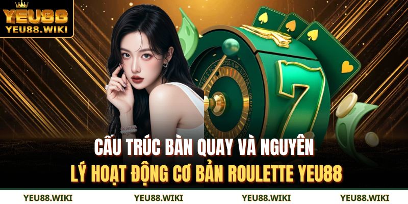 Cấu trúc bàn quay và nguyên lý hoạt động cơ bản Roulette YEU88