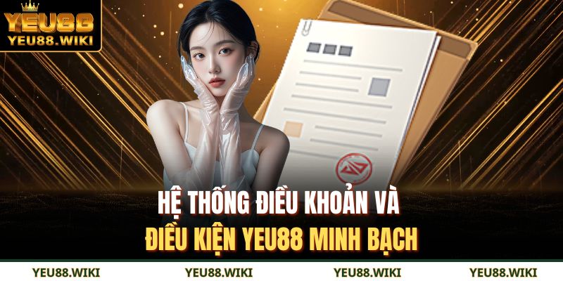 Điều Khoản Và Điều Kiện YEU88 1 Hệ thống điều khoản và điều kiện YEU88 minh bạch