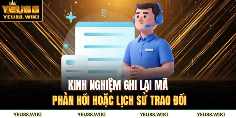 Kinh nghiệm ghi lại mã phản hồi hoặc lịch sử trao đổi