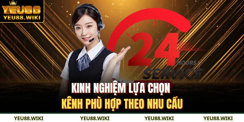 Kinh nghiệm lựa chọn kênh phù hợp theo nhu cầu